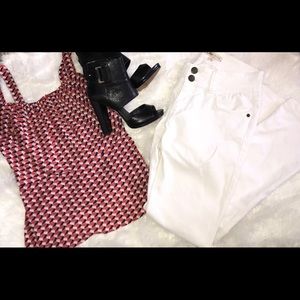 Cabi white LouLou Jeans 👖